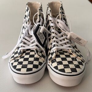 Vans Black and White Checkered Sneakers